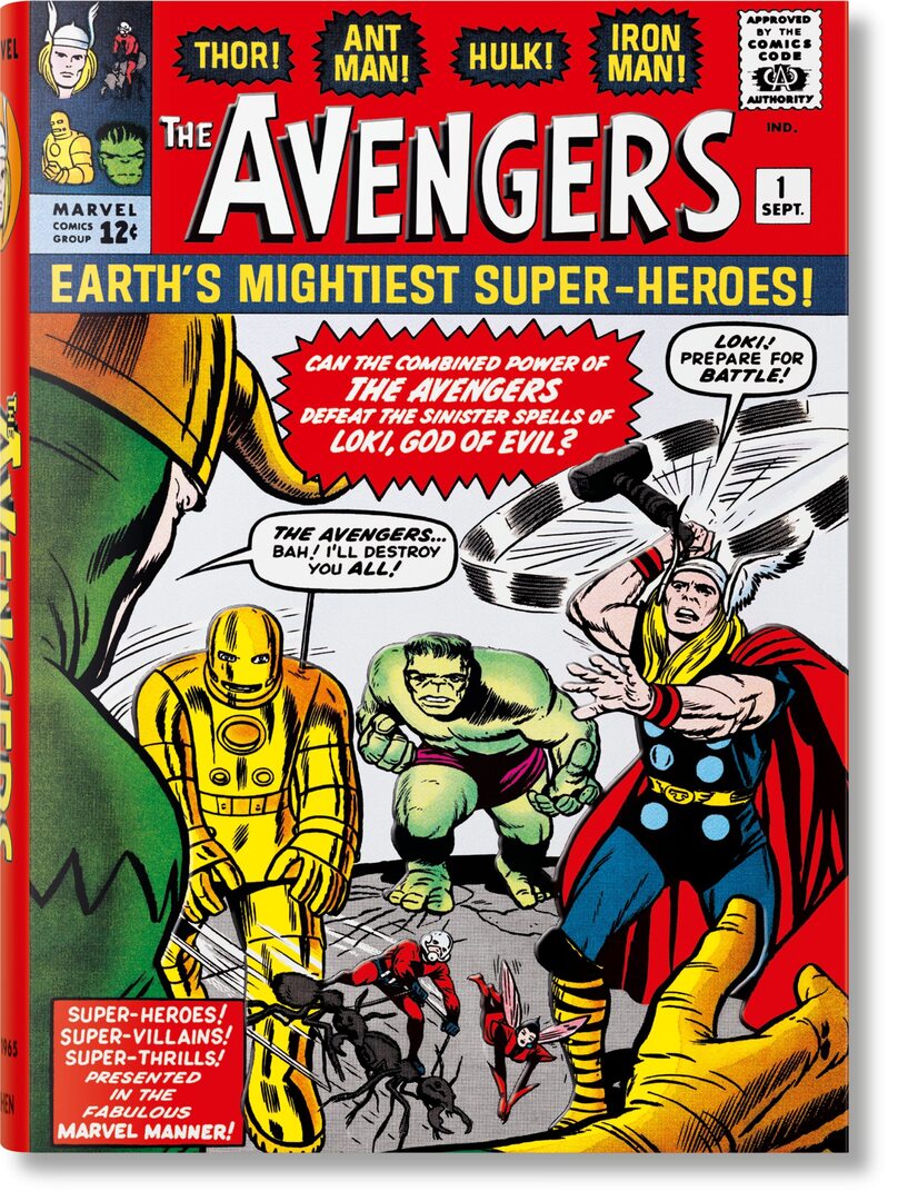 Cover image for Marvel Comics Library. Avengers. 1963–1965 ISBN 9783836598590